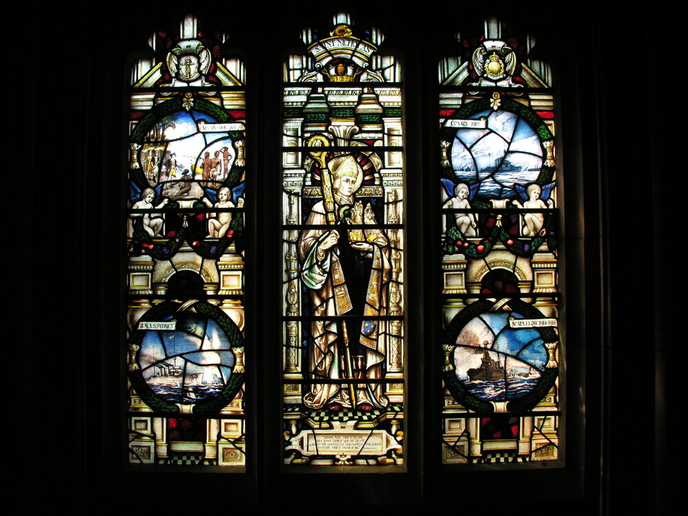 Stained Glass Windows in the Great Hall
