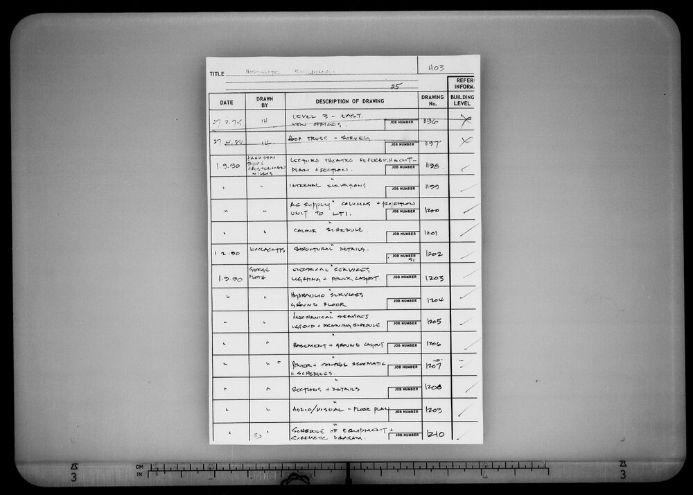 Institute Building - Microfilm Roll F368
