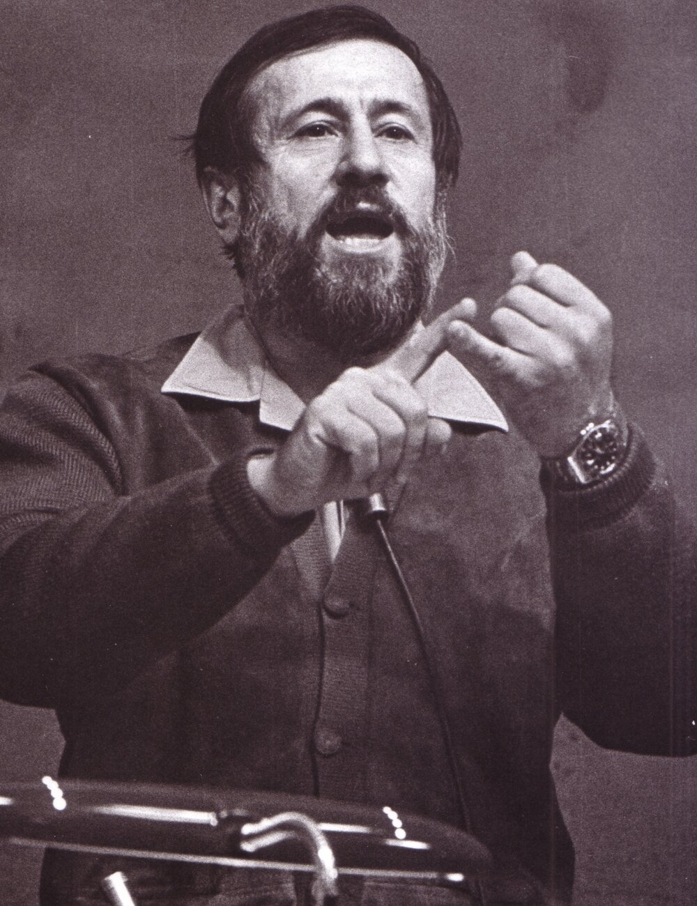 Professor Harry Messel Lecturing at Summer School