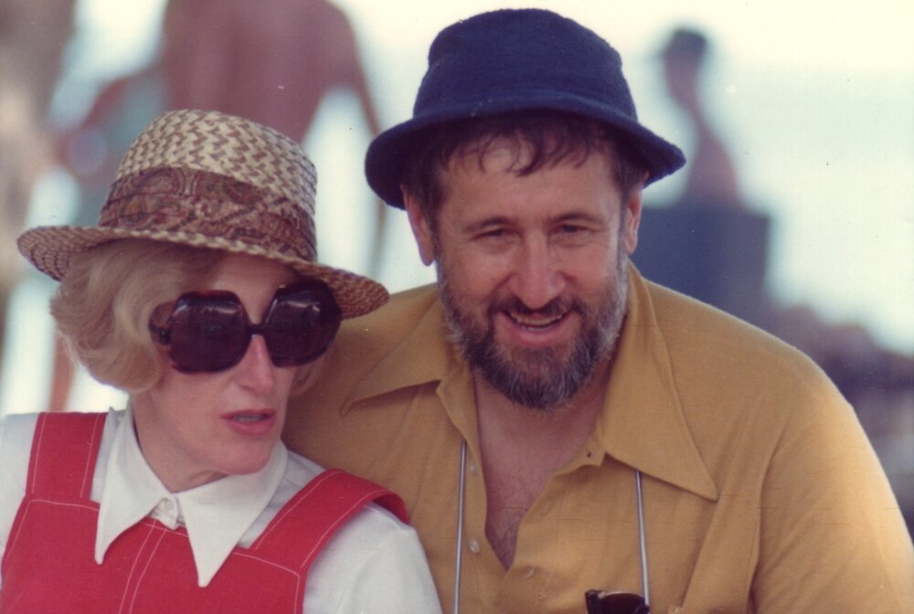 Professor Harry Messel and His Wife, Pip, During Visit to Kieta, New Guinea