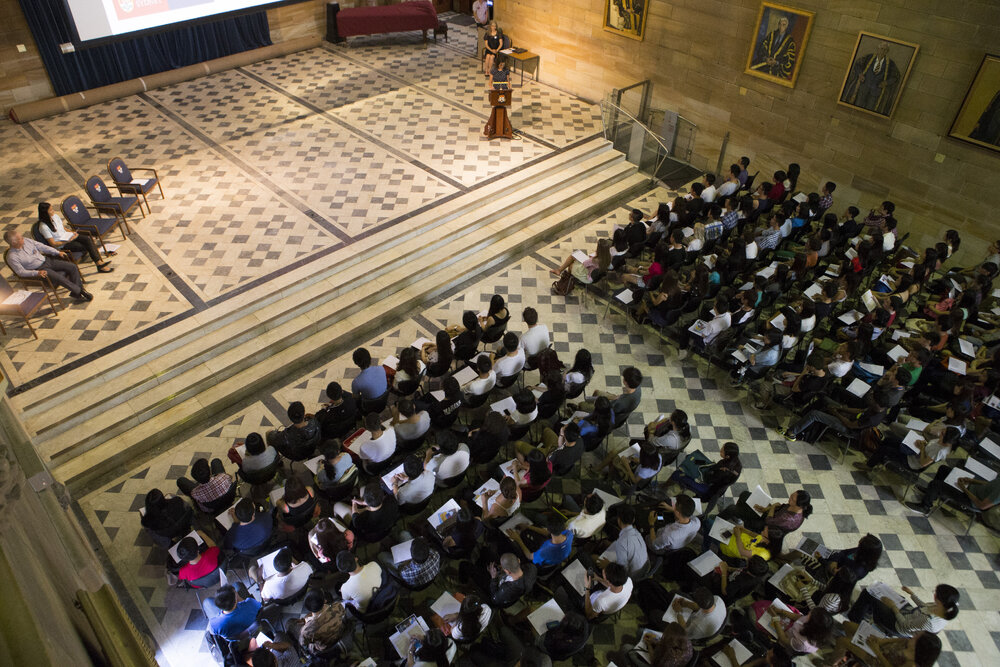 International Students Welcome Event in Great Hall