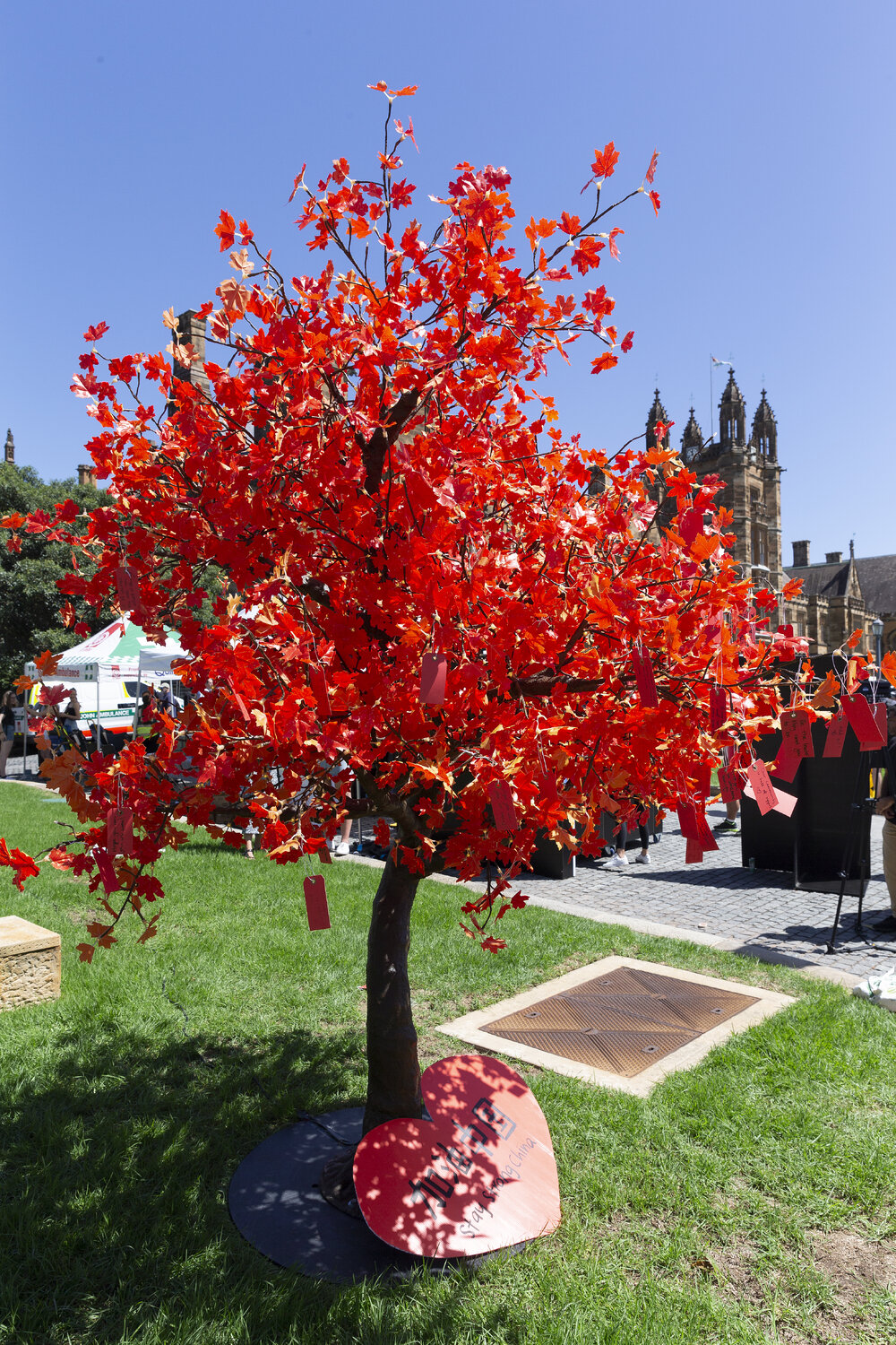 Solidarity Tree for China at Welcome Week