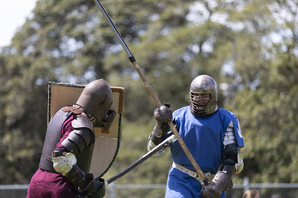 Historical Reenactment Fight at Welcome Week