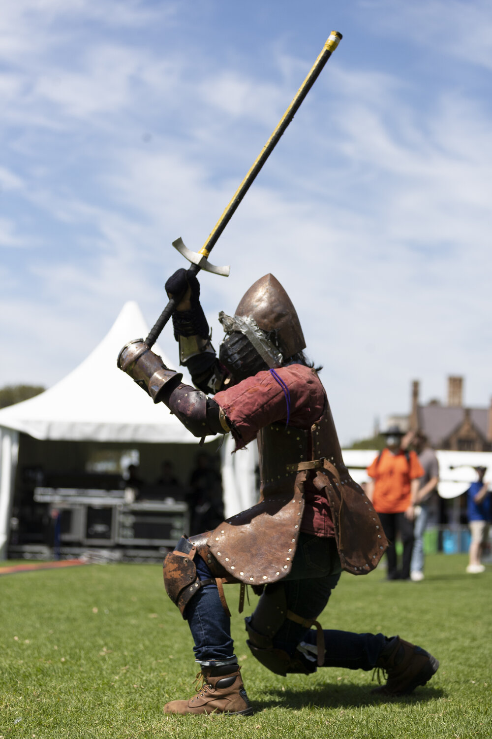 Historical Reenactment Fight at Welcome Week