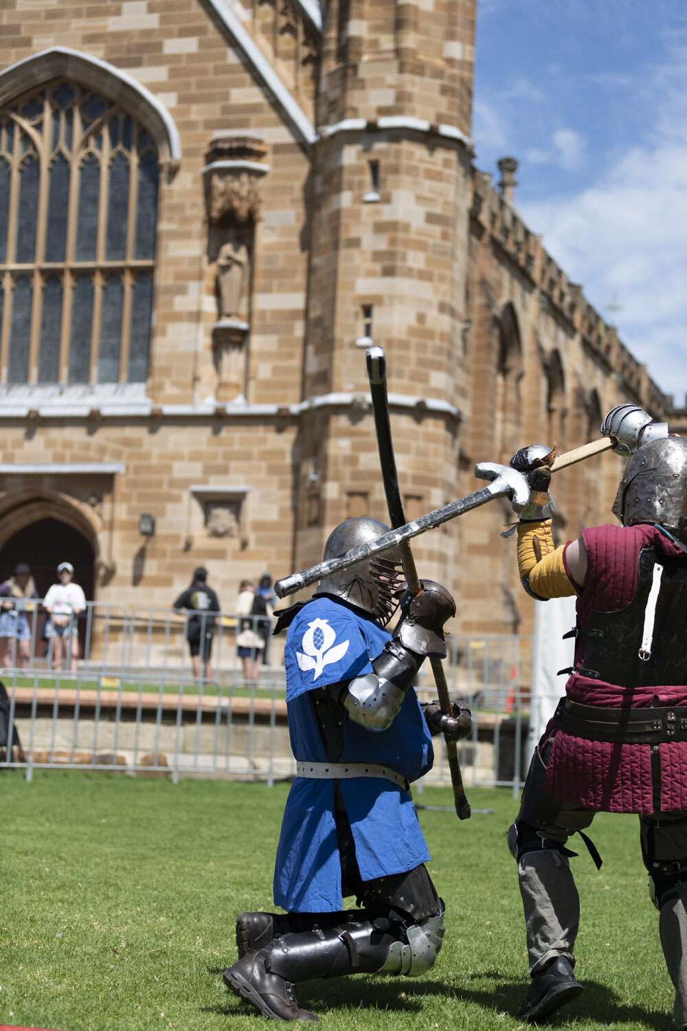 Historical Reenactment Fight at Welcome Week