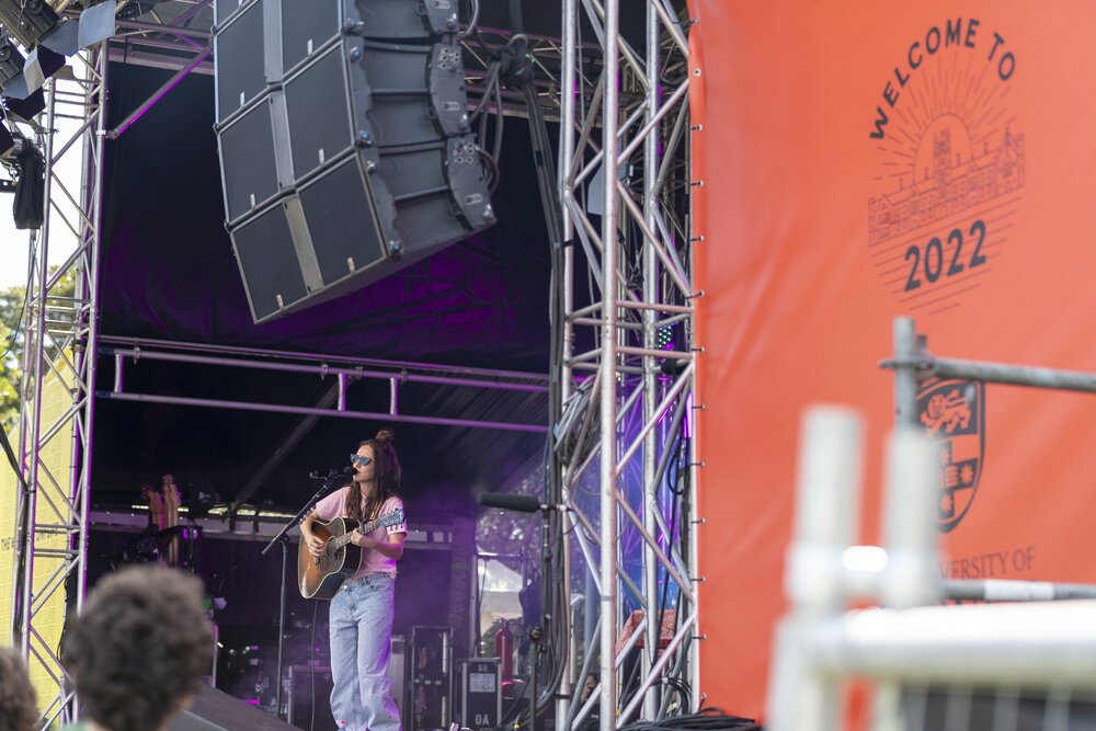 Amy Shark Performance on Front Lawn at Welcome Week