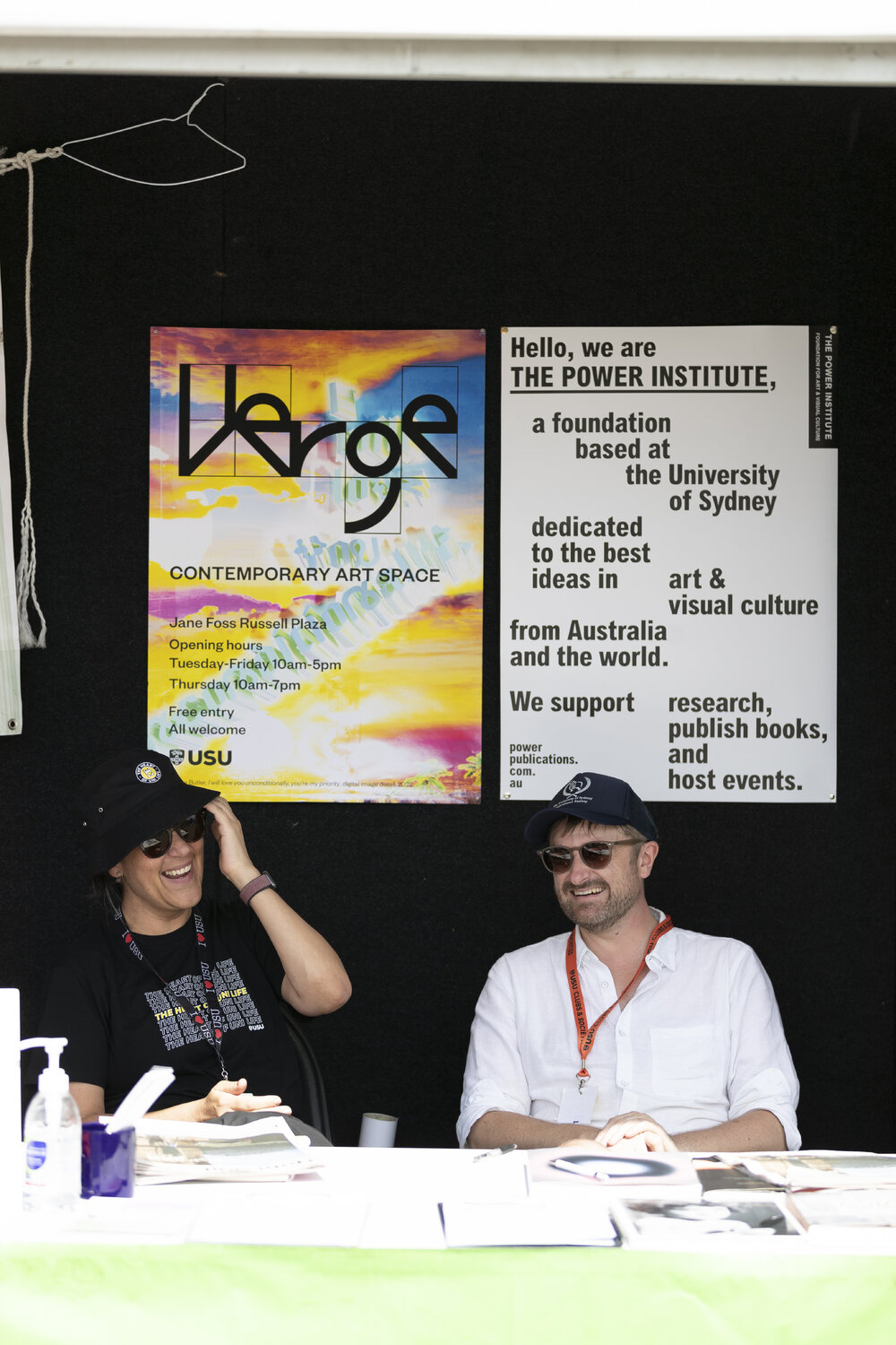 The Power Institute Stall at Welcome Week