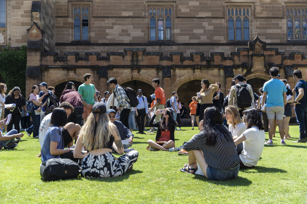 International Student Welcome Event in Quadrangle