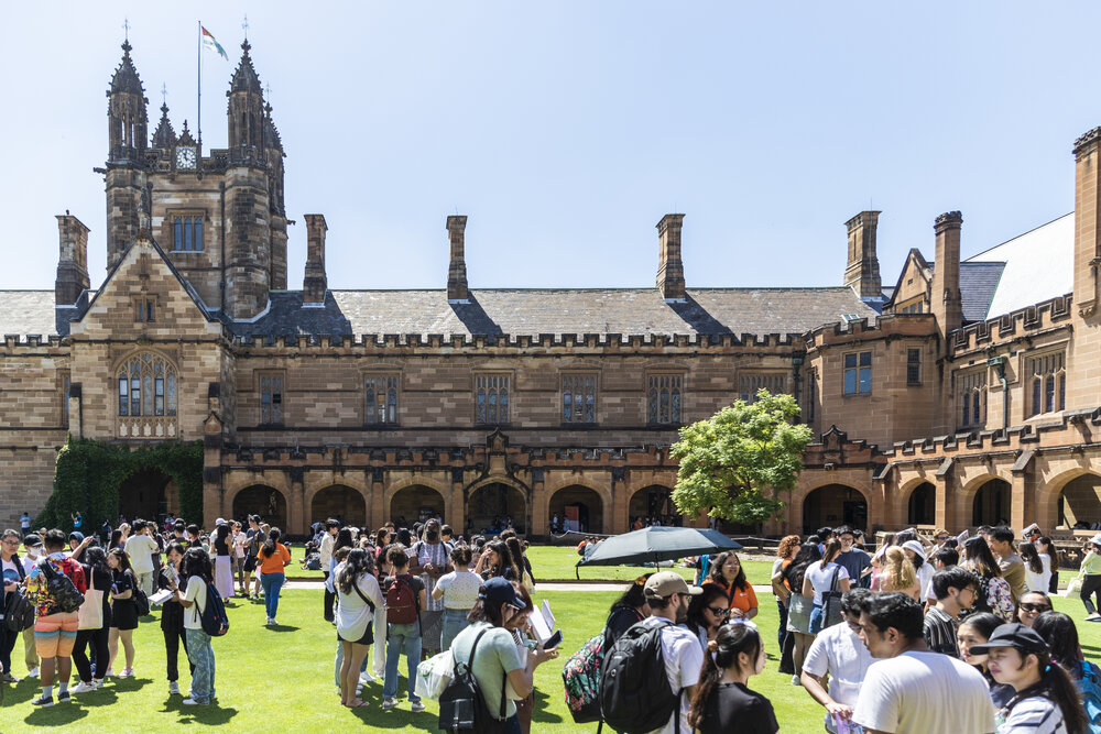 International Student Welcome Event in Quadrangle