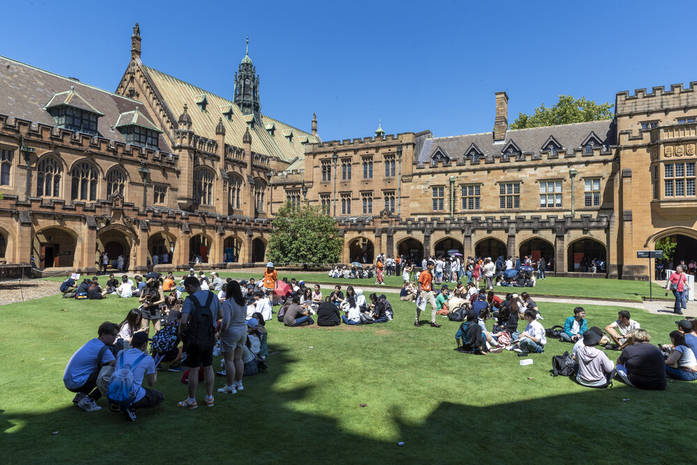 International Student Welcome Event in Quadrangle