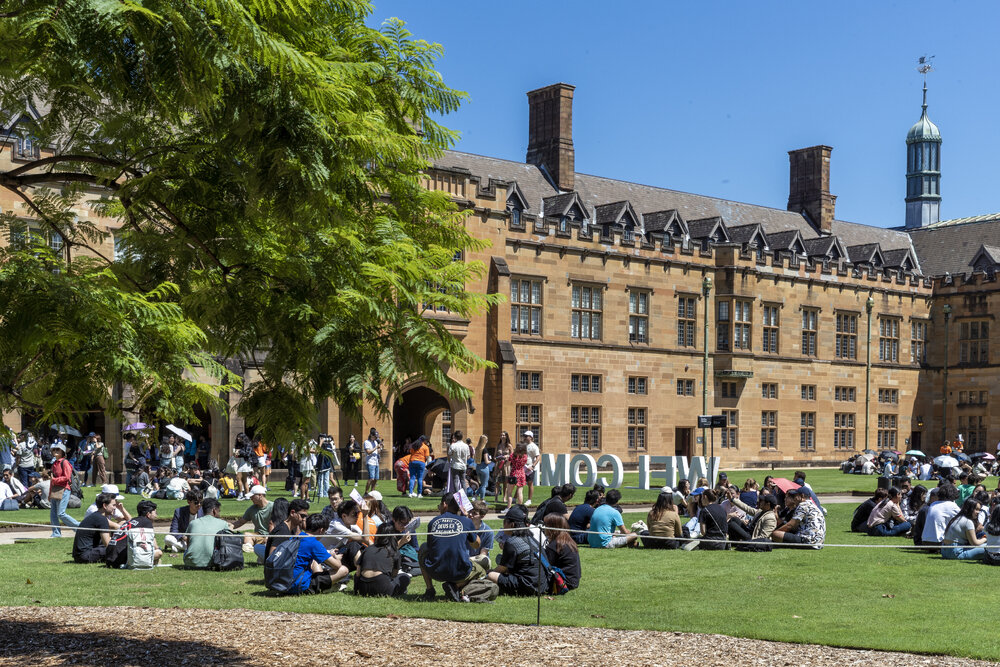 International Student Welcome Event in Quadrangle