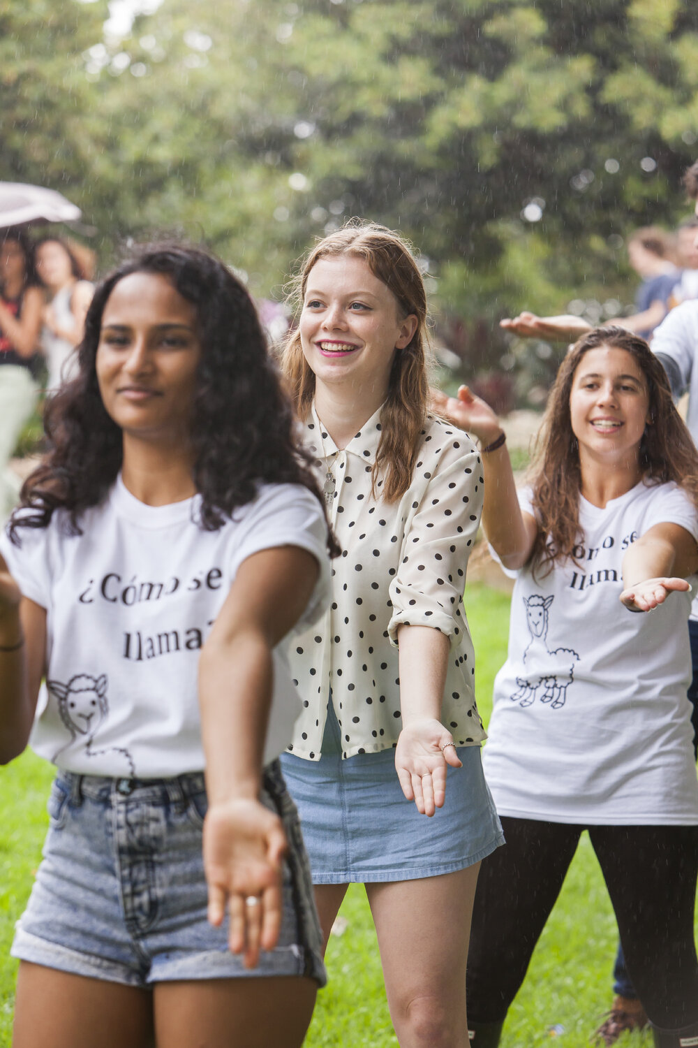 Students Dancing at Orientation Week