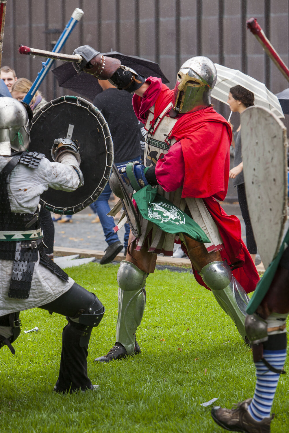 Historical Reenactment Fight at Orientation Week 