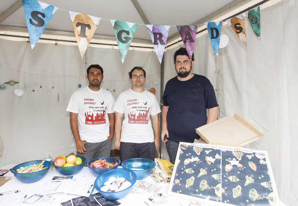 Sydney University Postgraduate Representative Association (SUPRA) Stall at Orientation Week