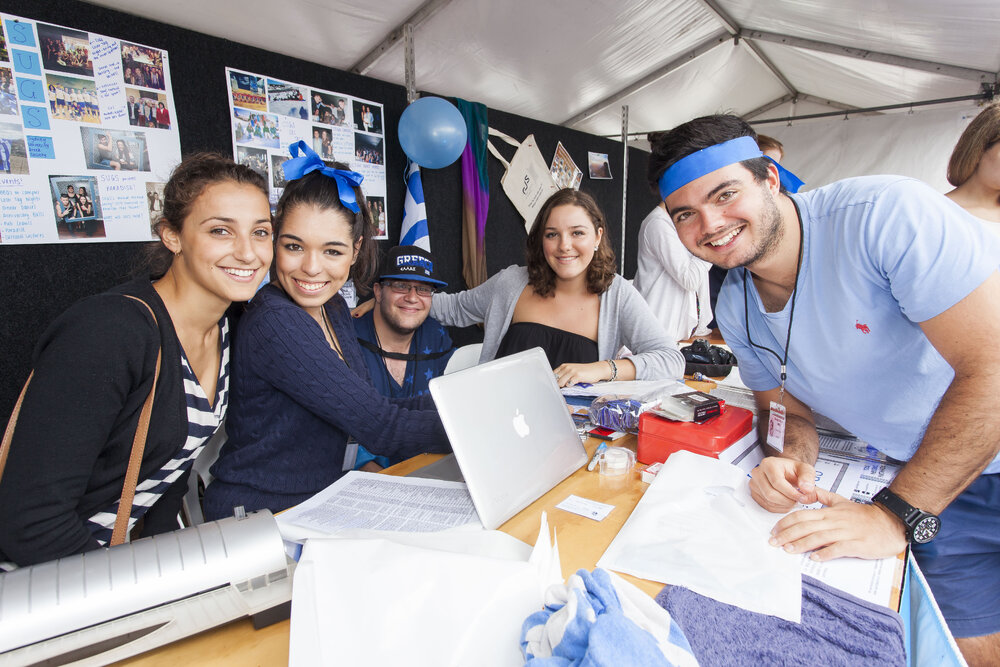 Sydney University Greek Society (SUGS) Stall at Orientation Week
