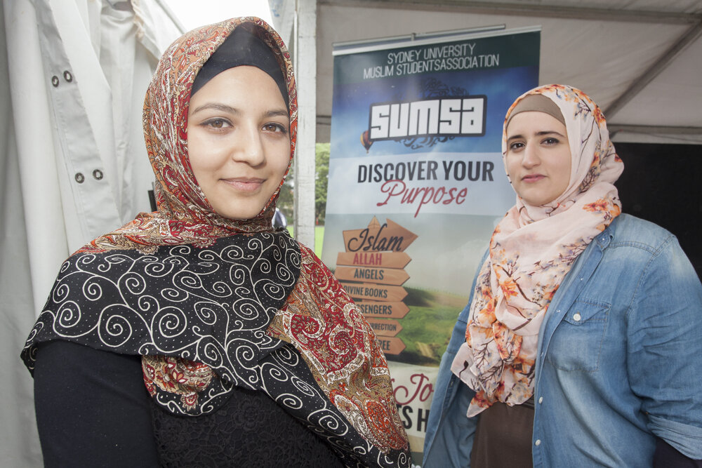 Sydney University Muslim Student Association (SUMSA) Stall at Orientation Week