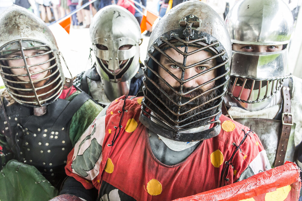 Historical Reenactment Students at Orientation Week