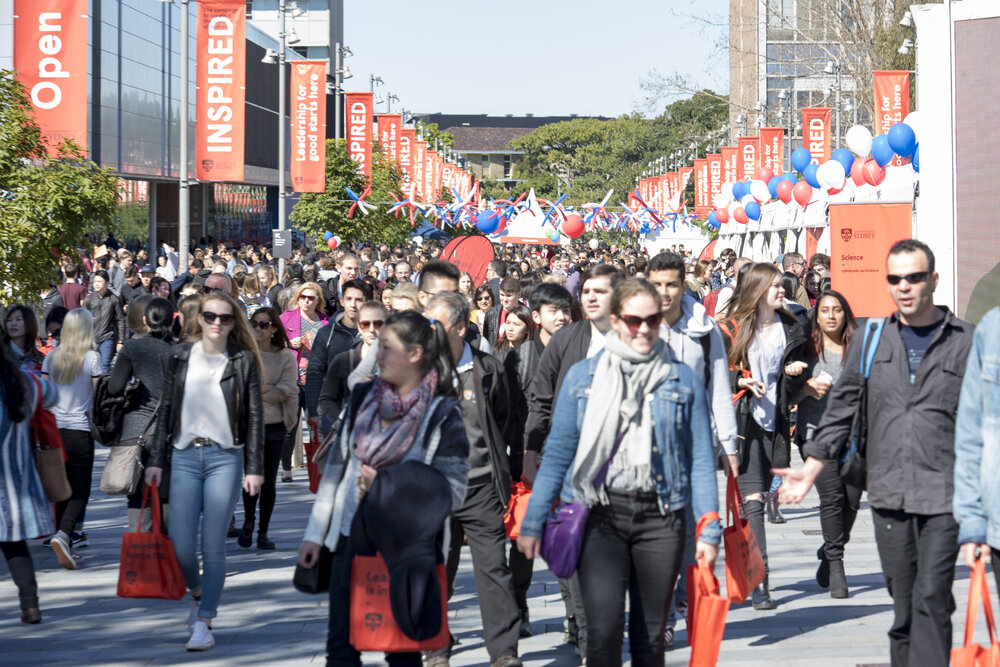 Open Day Attendees on Eastern Avenue