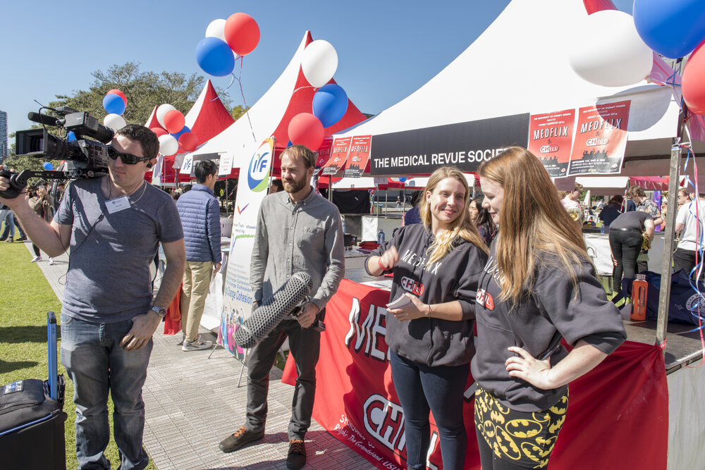 Medical Revue Society Stall at Open Day