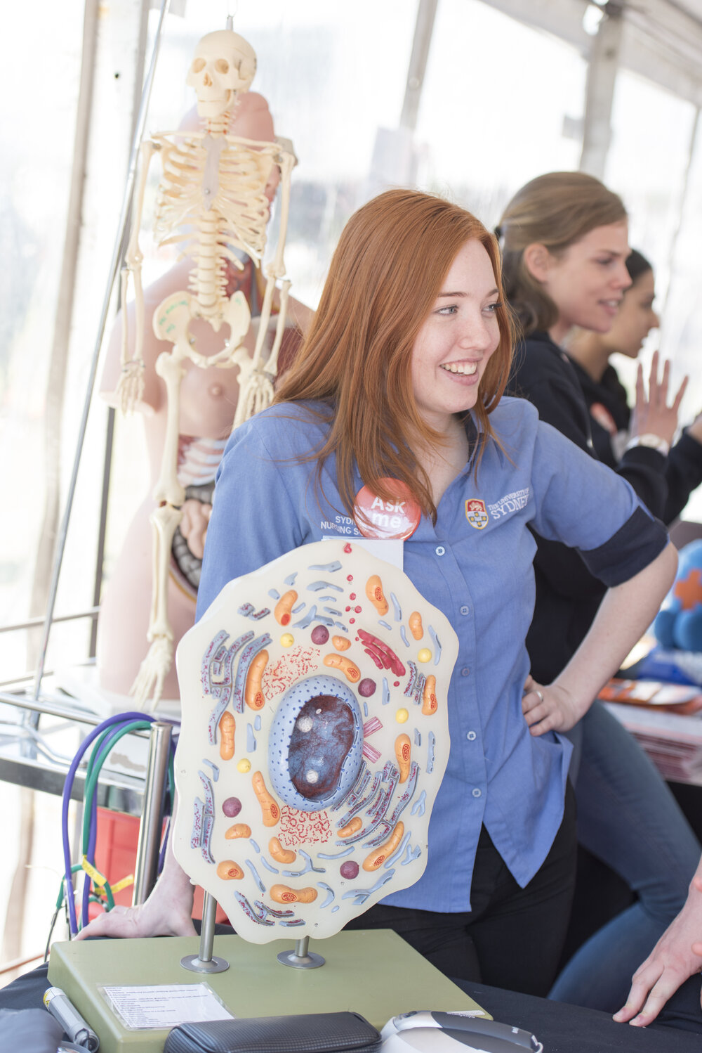 Sydney Nursing School Student on Open Day