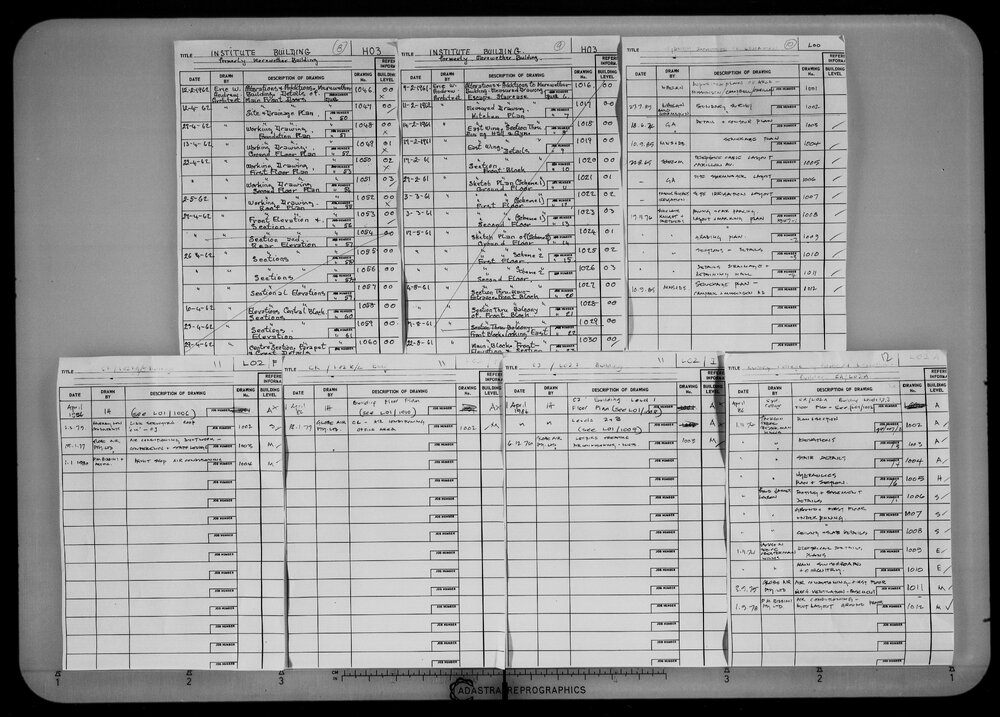 College of Advanced Education - CA Building - Missenden Hall - Carillon Avenue, Elizabeth Street and Campbell Street - Microfilm Roll F342