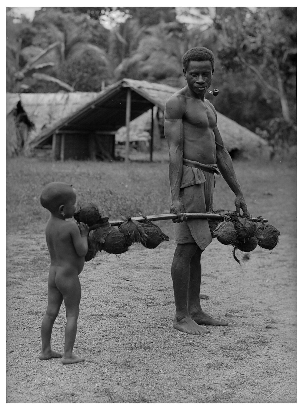 Helping Father Carry Coconuts - Maneanuta and Ohaoha