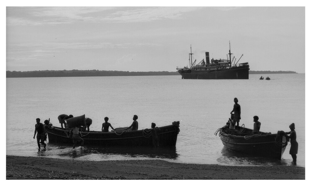 Loading Mataram at Kaukau