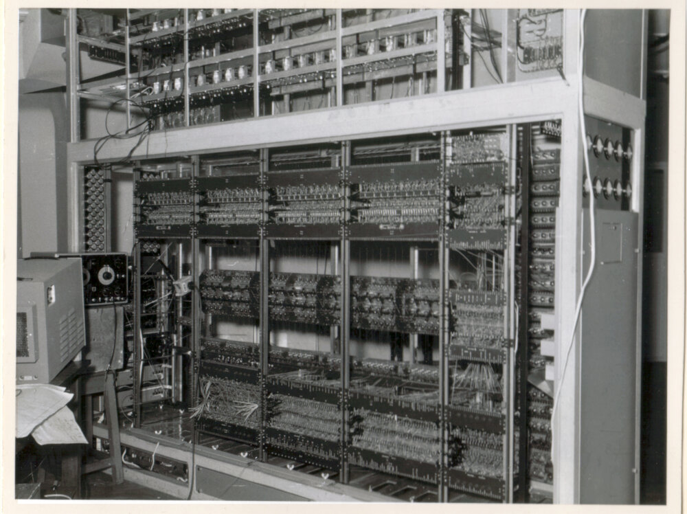 SILLIAC During the Early Stages of Its Construction