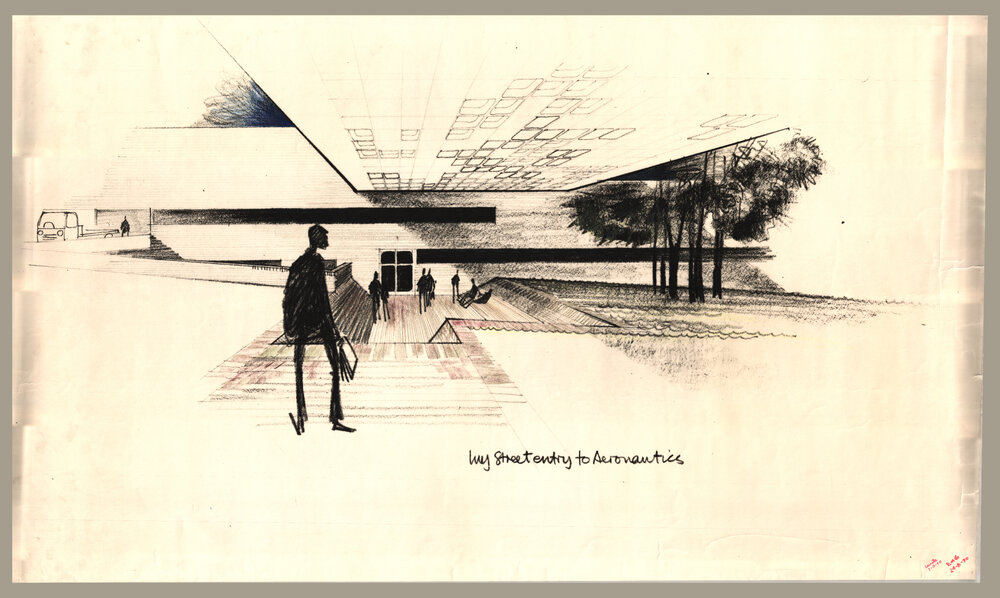 Engineering Precinct - Ivy Street Entry to Aeronautics Building