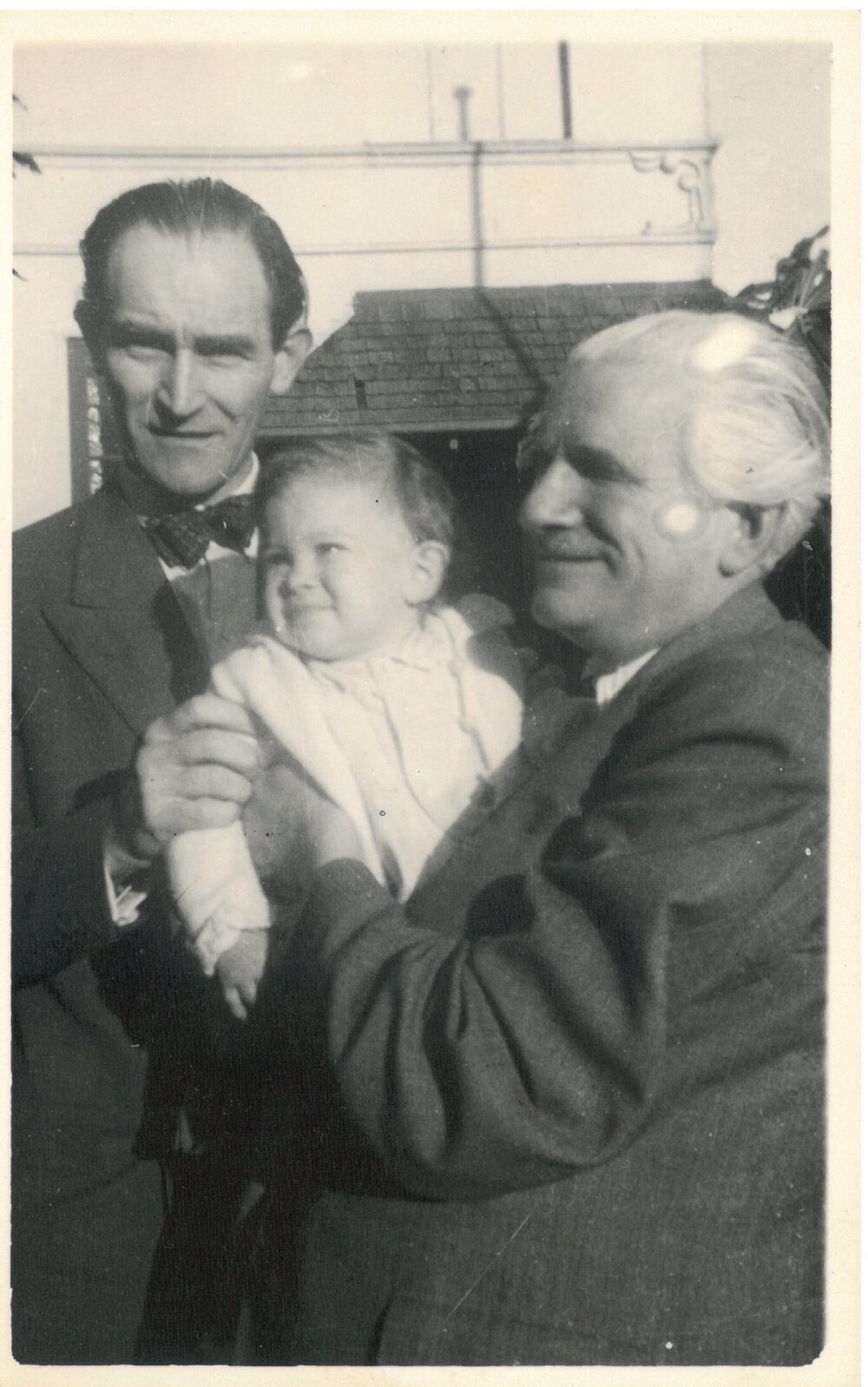 Professor Norman Johnston and Andre Marchal