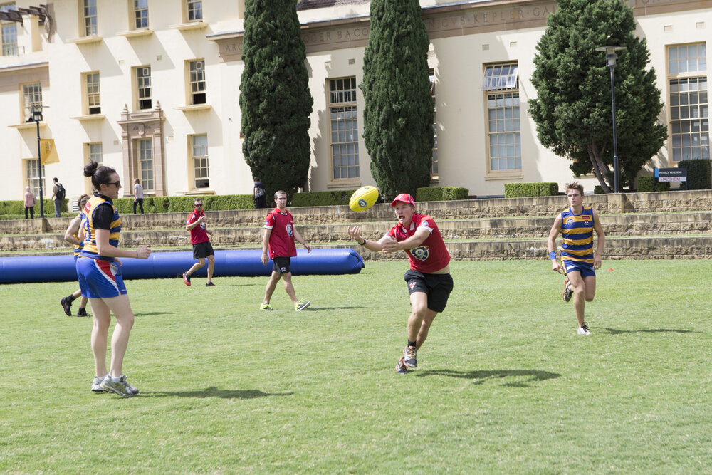 International Students Event with Sydney Swans Playing AFL at The Square 