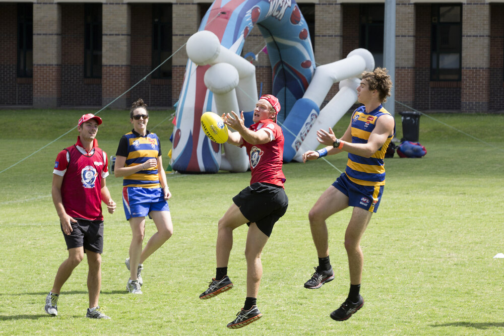 International Students Event with Sydney Swans Playing AFL at The Square 