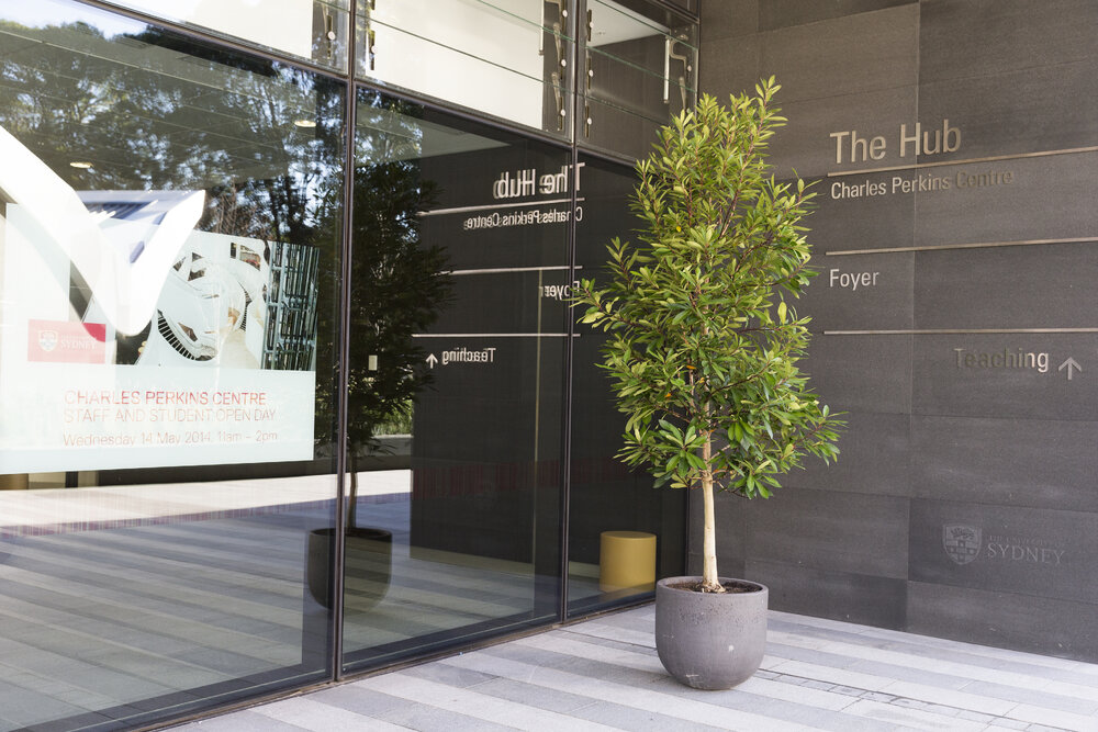 Entrance to The Hub, Charles Perkins Centre (CPC) Open Day