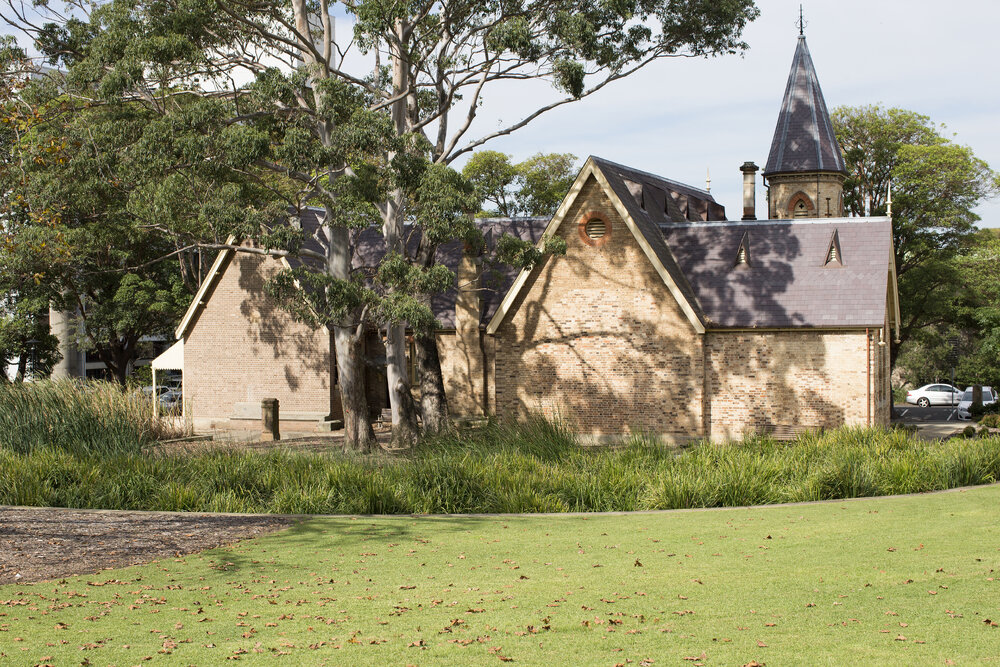 Old School Building at Cadigal Green