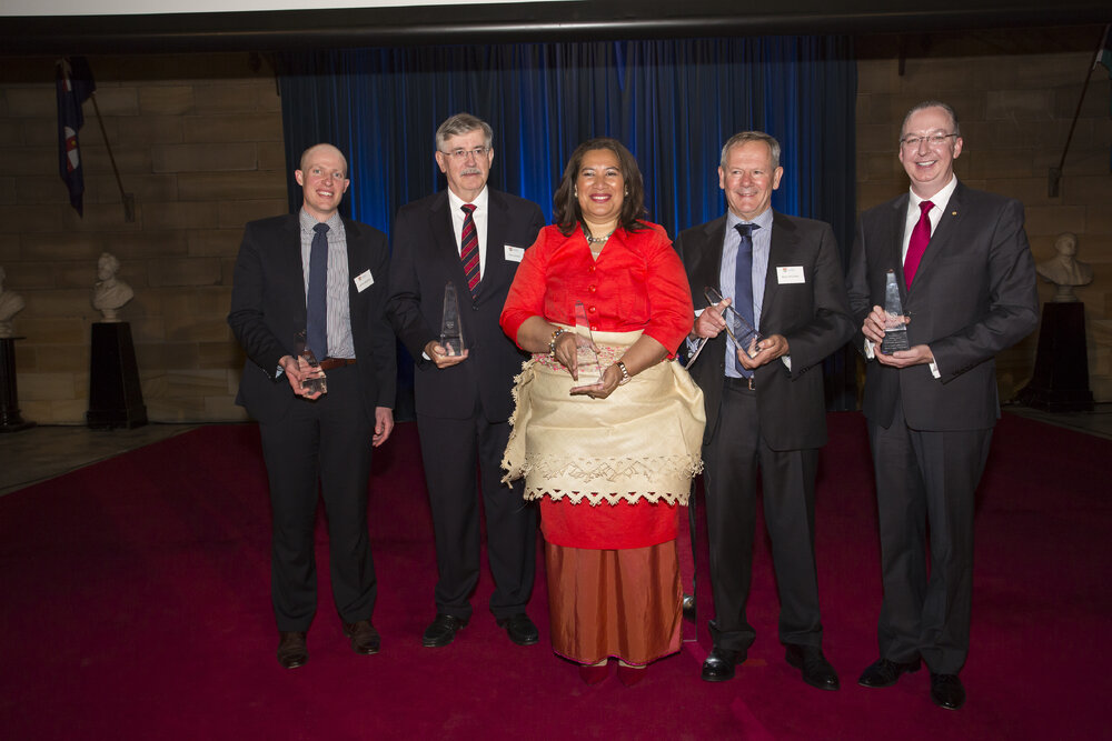 Aumni Awards Recipients in the Great Hall