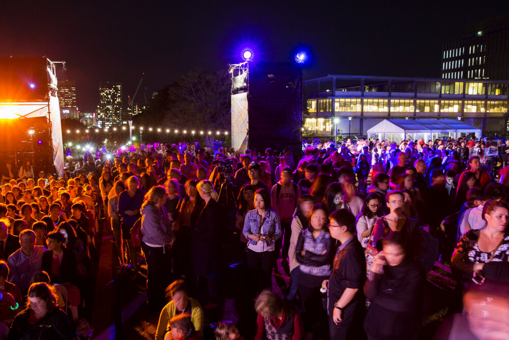 Vivid Path to the Future Festival on Front Lawn