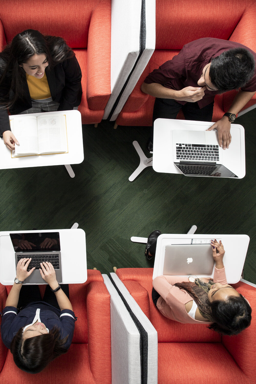 Students at Westmead Hospital Library