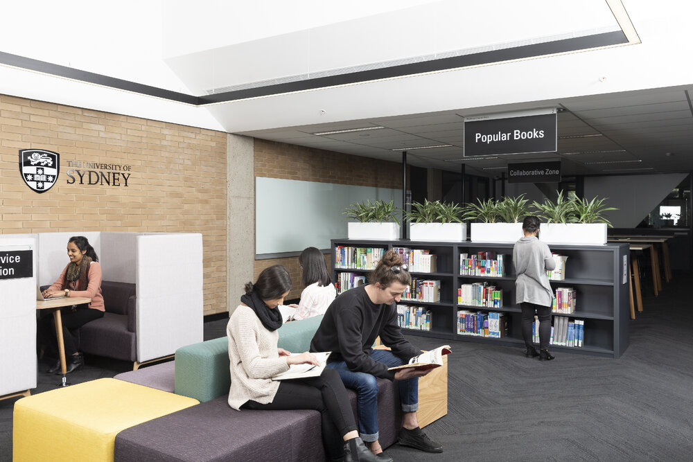 Students at Westmead Hospital Library
