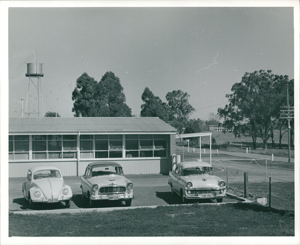View from the Rural Veterinary Centre Towards the Old Dormitory Block, Camden Campus