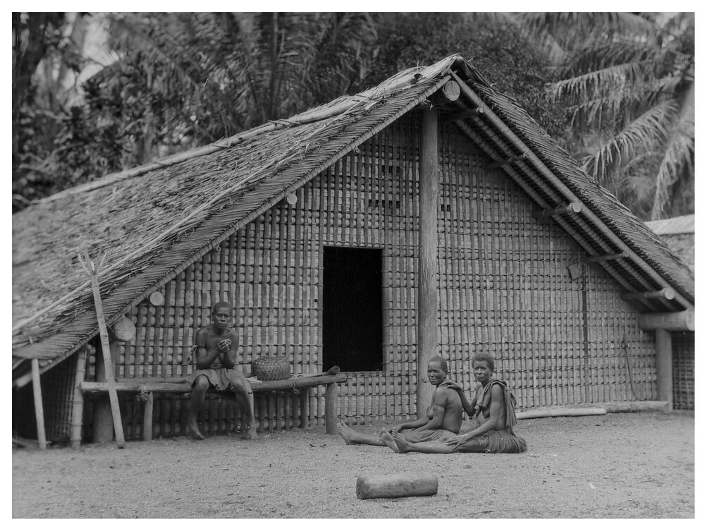 Runggatia, Takoe and Papats Chatting Outside House