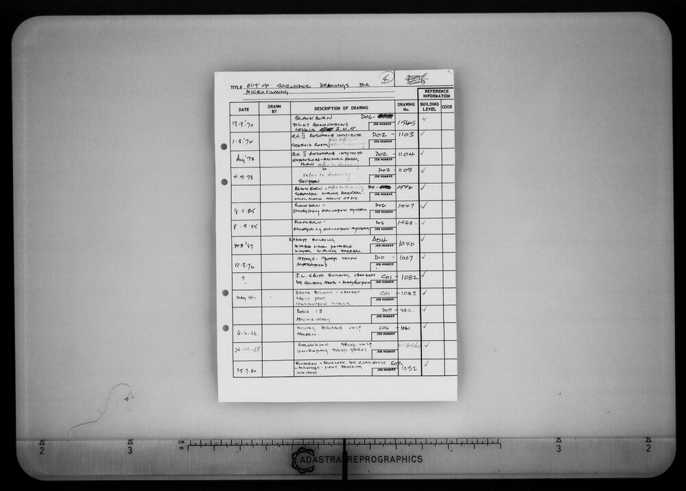 Plant Breeding Institute Unit - Castle Hill - Microfilm Roll F355