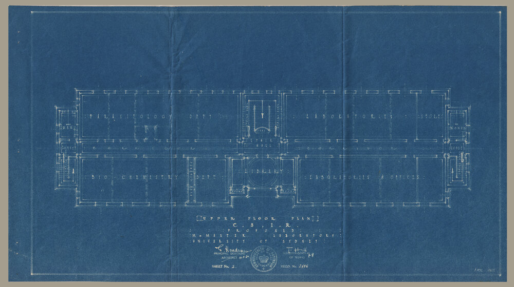 Council for Scientific and Industrial Research - Proposed McMaster Laboratory - Upper Floor