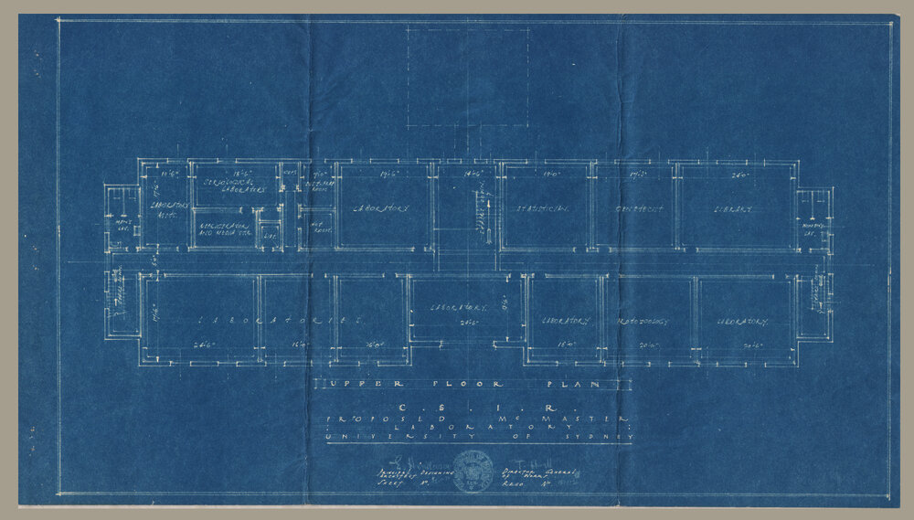 Council for Scientific and Industrial Research - Proposed McMaster Laboratory - Upper Floor