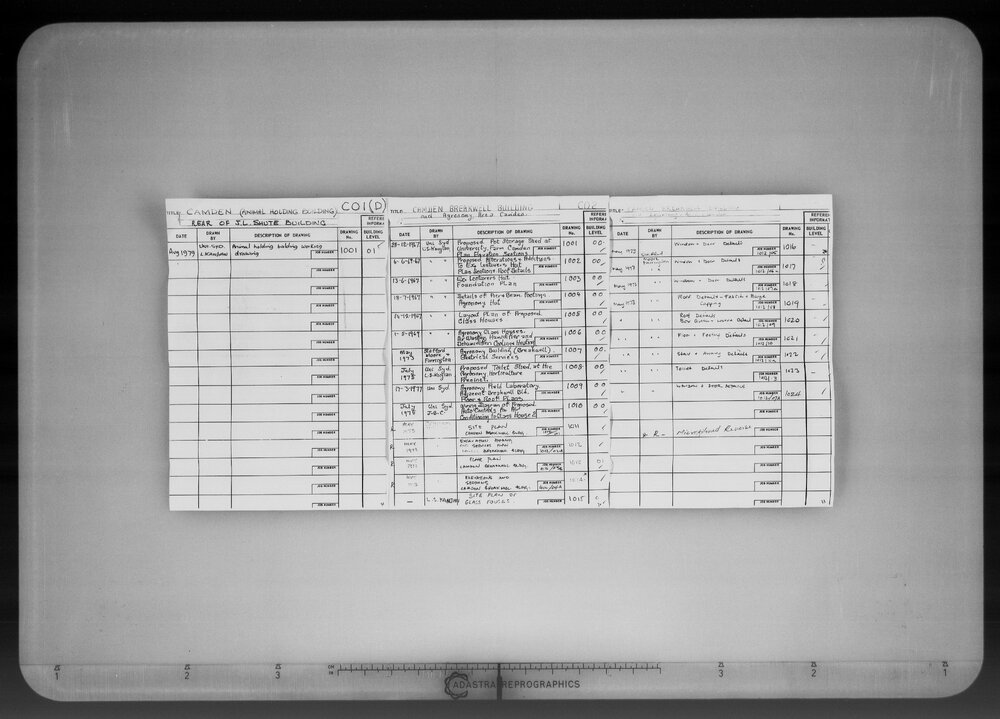 Camden Breakwell Building and Agronomy Area - Microfilm Roll F350