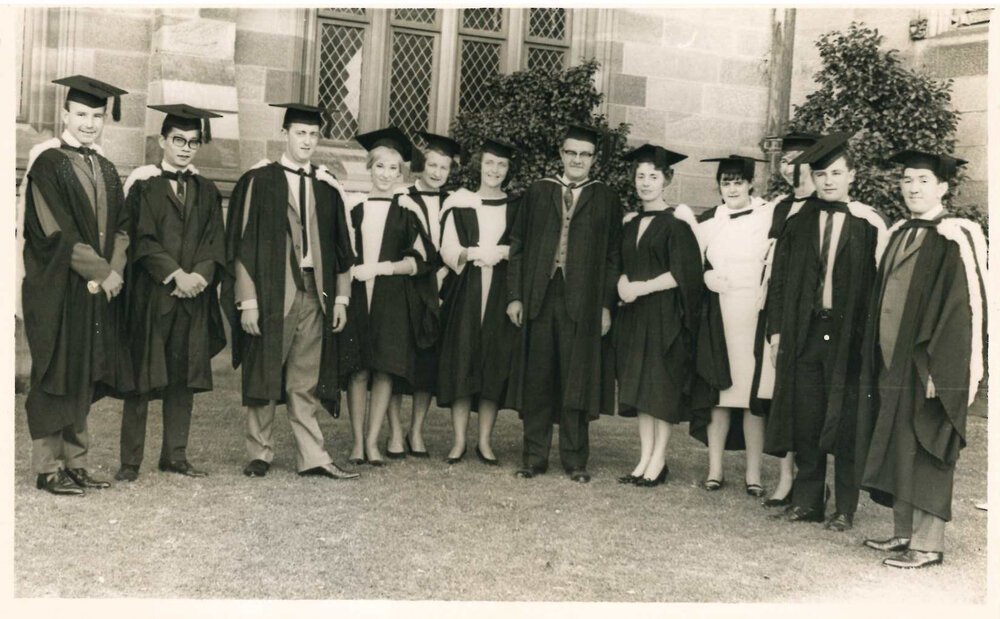 Graduation of Last Hans Class Prior to Professor WM O'Neil's Entry into Administration