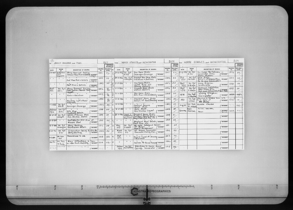 Sheep Building and Pens - The Cattery - Microfilm Roll F356