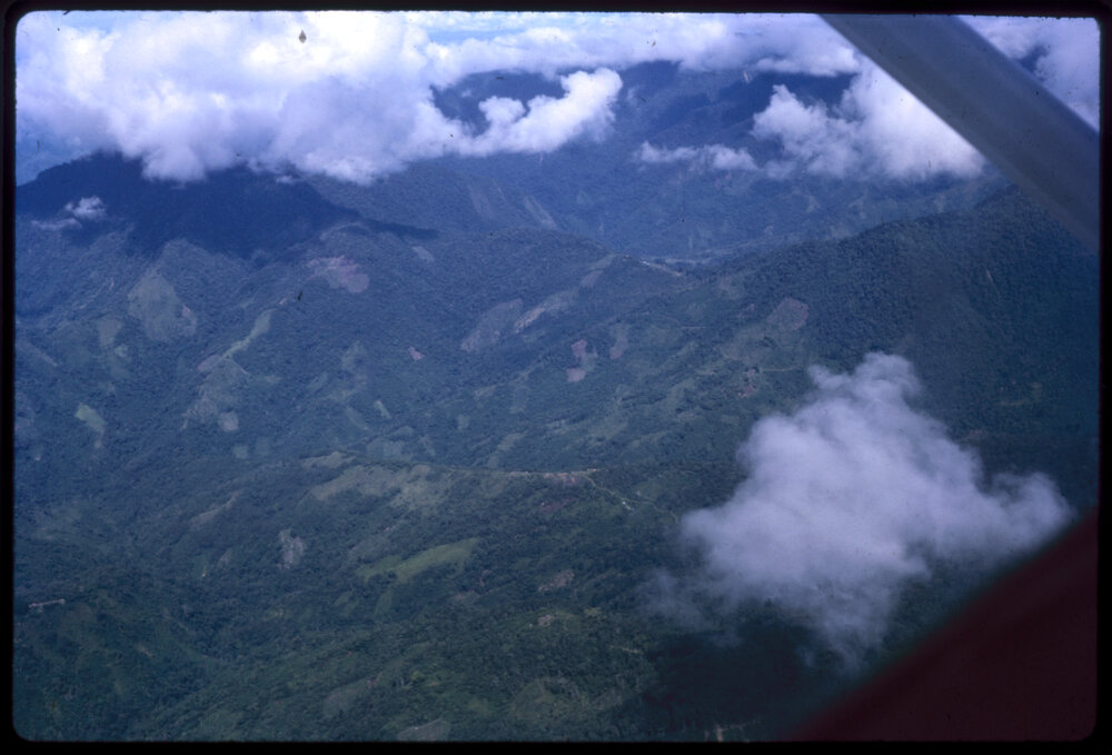 Aerial View of Mountains, Papua New Guinea