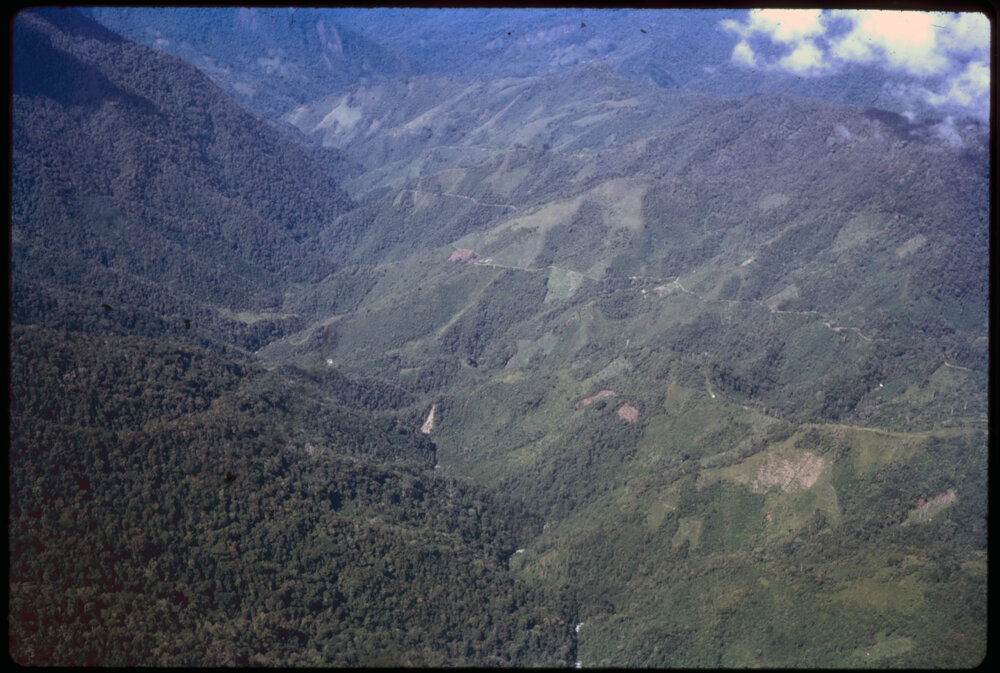 Aerial View of Valley, Papua New Guinea