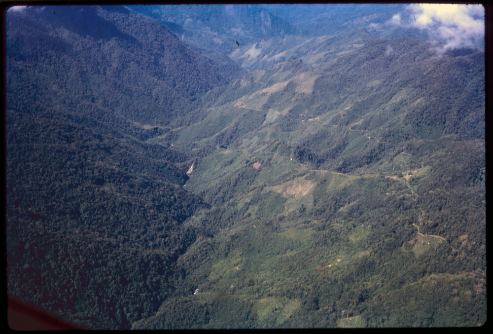Aerial View of Valley, Papua New Guinea