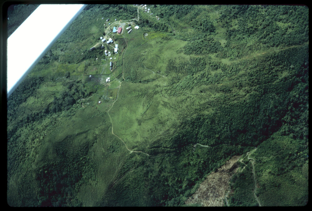 Aerial View of Village, Papua New Guinea
